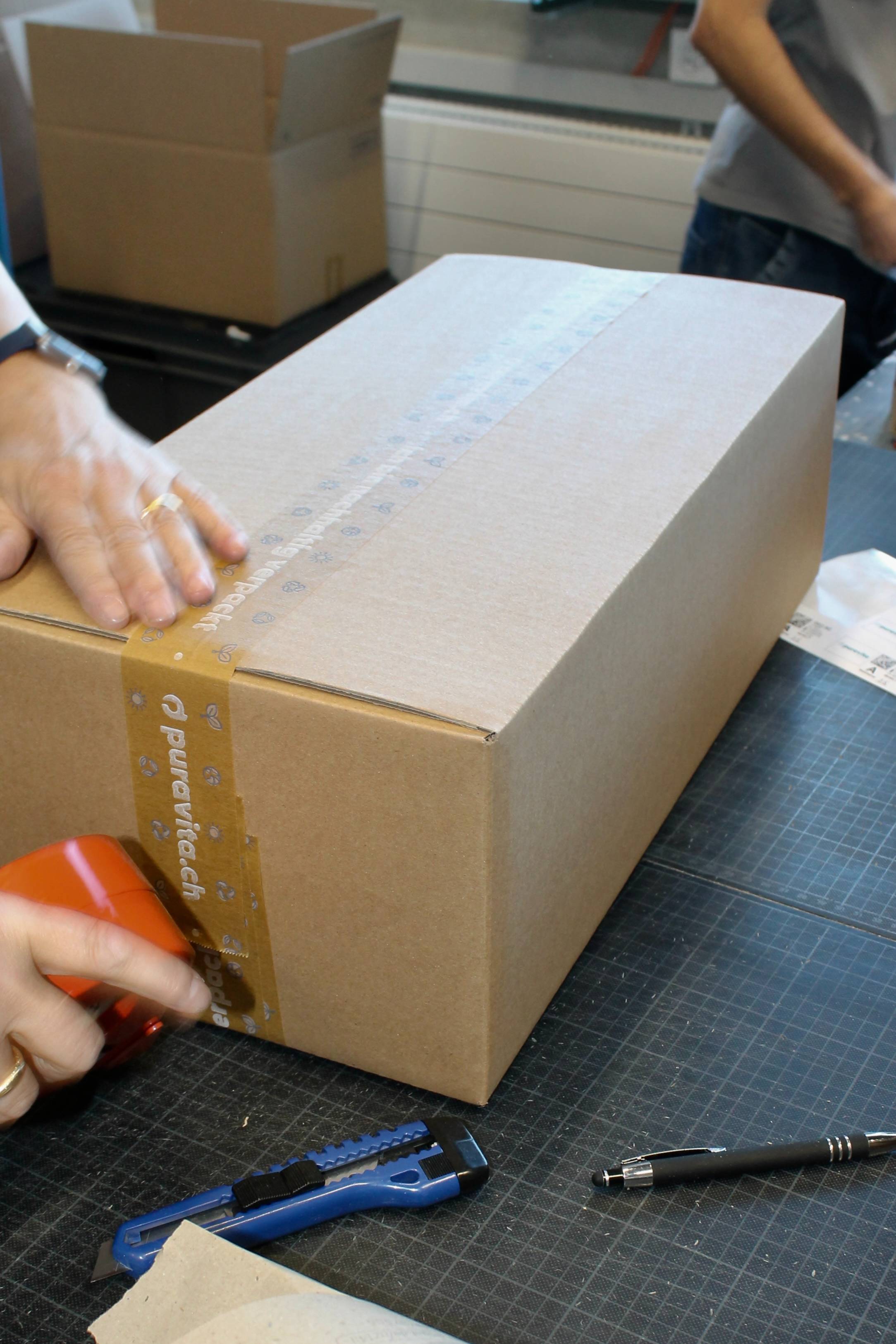 Packing a box
